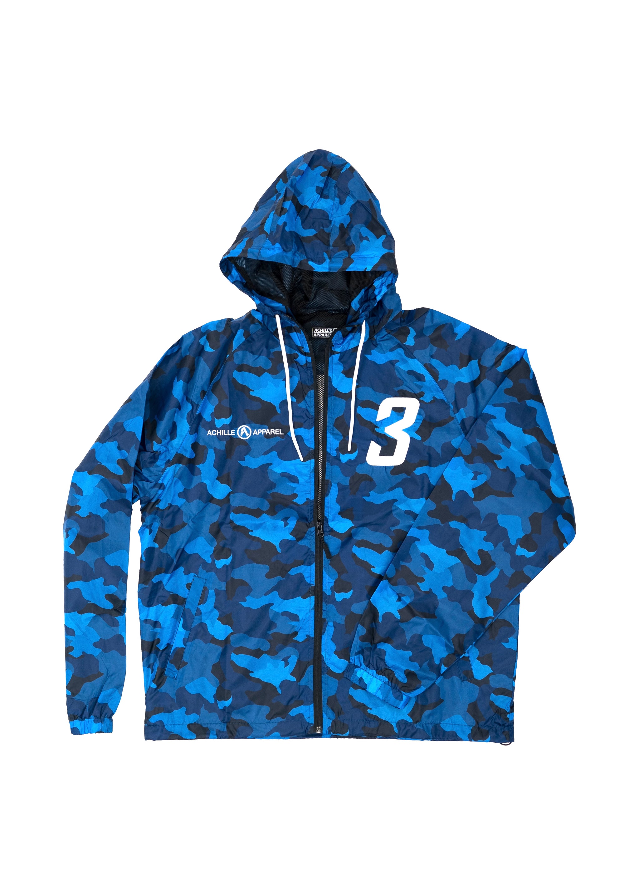 VICTORY BLUE CAMO WINDBREAKER