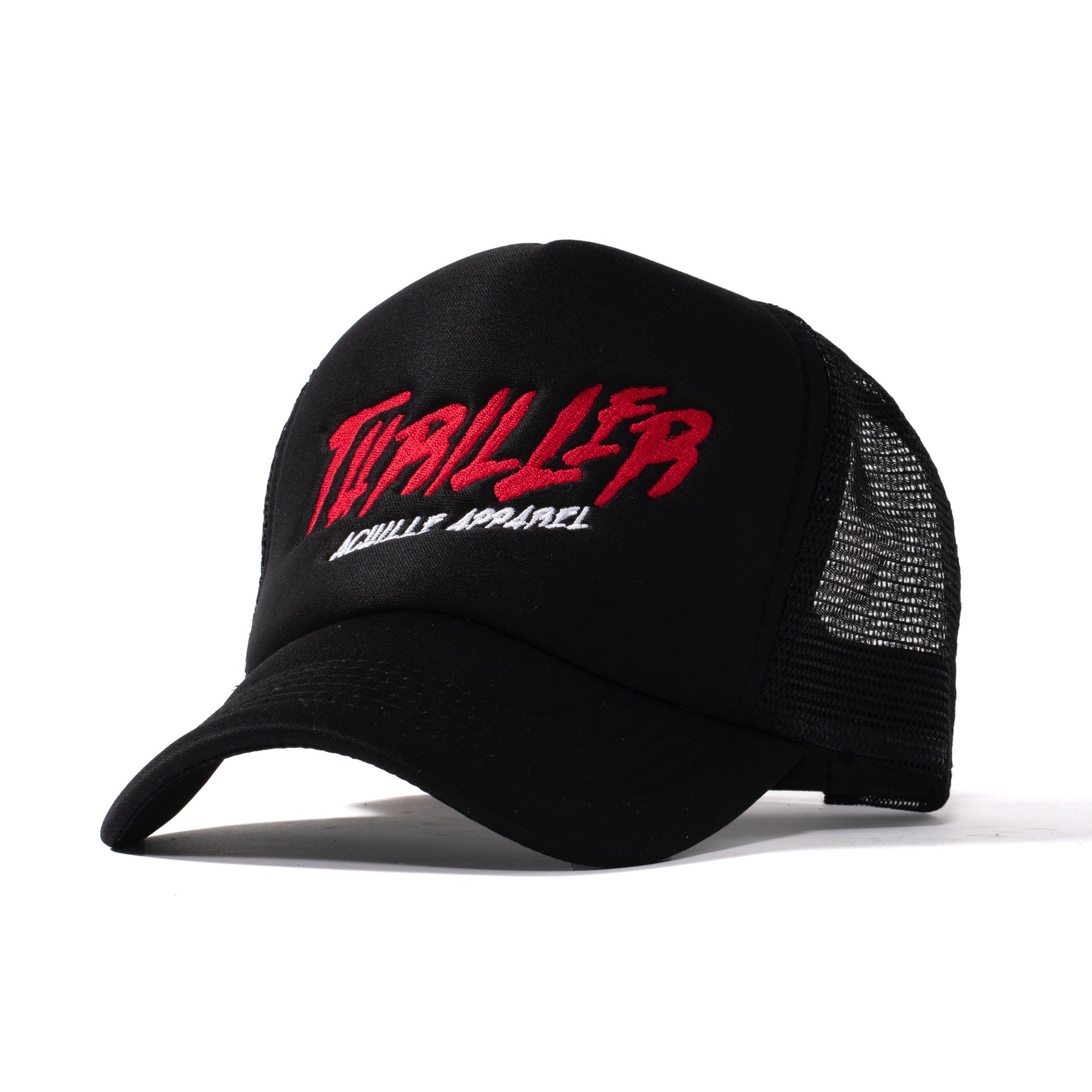 BLACK TRUCKER THRILLER HAT