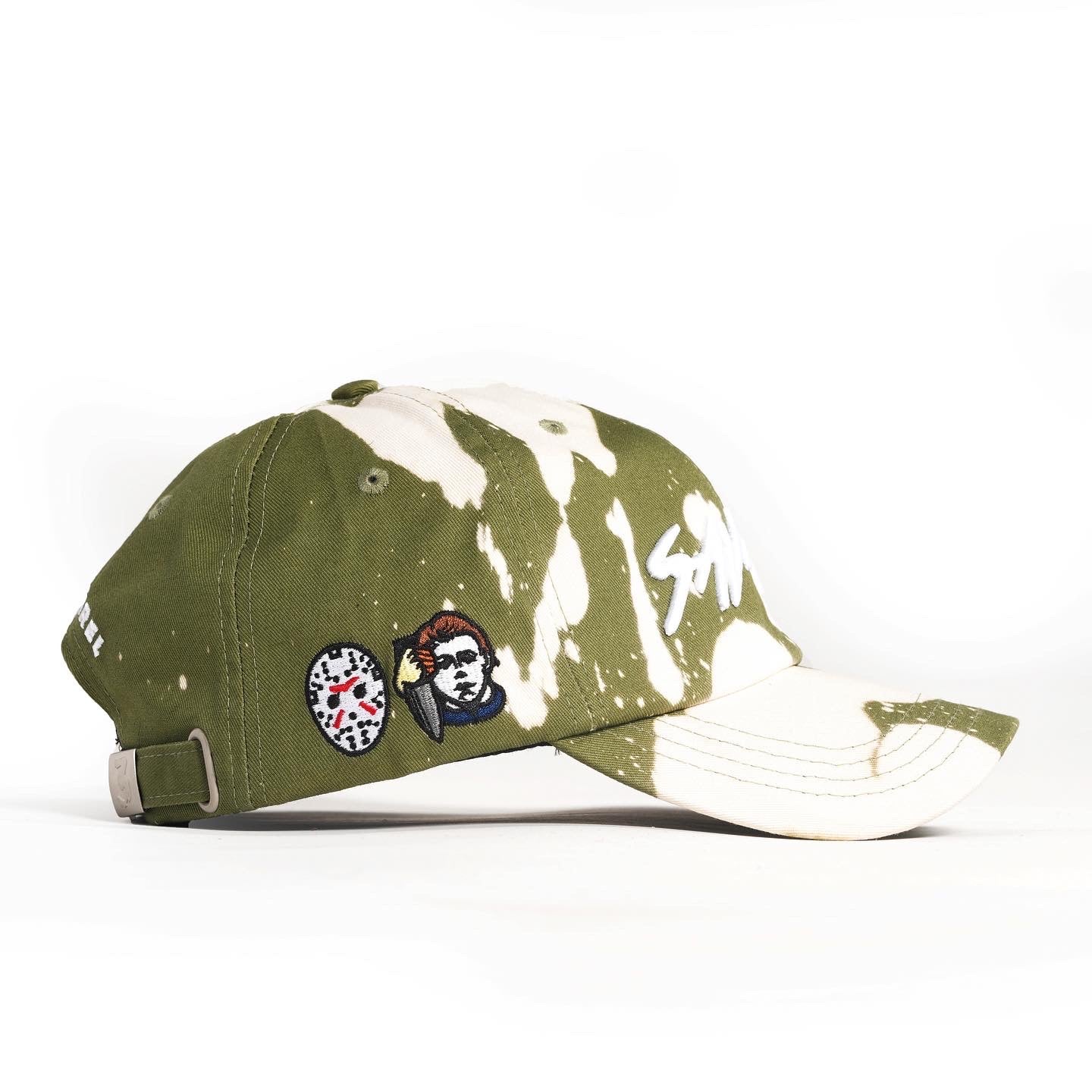 Stained Olive & White Savage Hat – Achill3