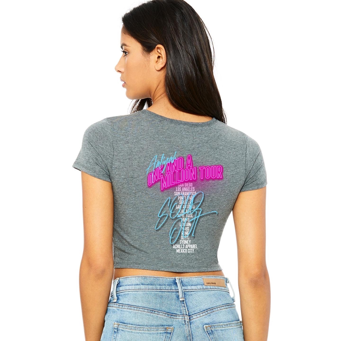Vintage Aaliyah World Tour Crop Top – Achill3